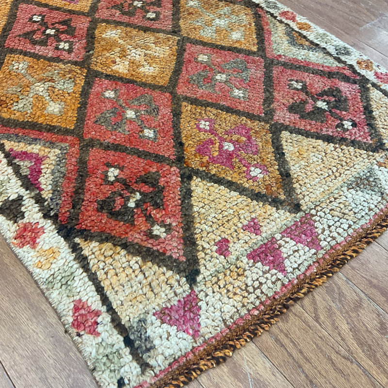 Bungalow Rose Handmade Turkish Oushak Wool Runner
