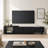 Modern Extendable TV Stand With Storage Drawers-573081862
