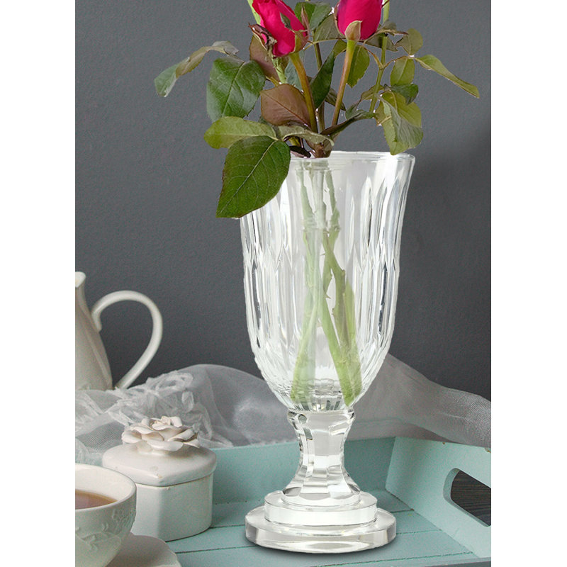 Vase de table en verre Geffner