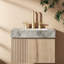 Meuble-lavabo et lavabo peu encombrant, 24 po
