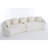 Curved Boneless Sofa,Compression  110'' Modular Sectional