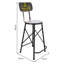 Desarae Counter Stool with Metal Frame