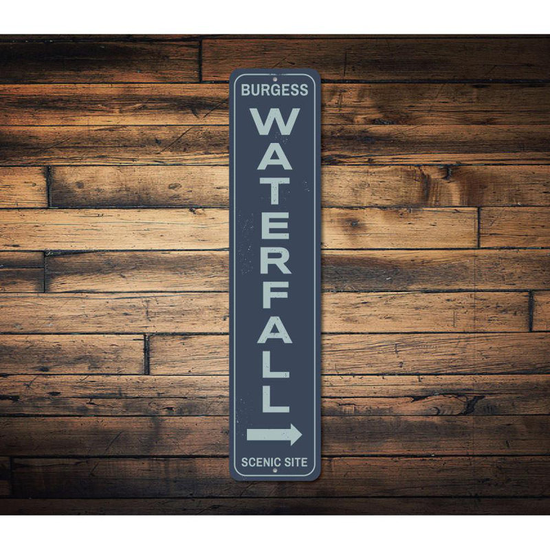 Panneau vertical en aluminium Waterfall, H 4 po x l 18 po x P 0,04 po