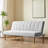 Bergen 66" Upholstered Convertible Futon Sofa-2026057074