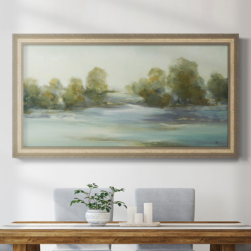Impression sur toile tendue, "Cadre apaisant III", H 25 po x l 45 po x P 0,8 po