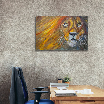 Epic Graffiti 'Main Lion'  by Bebe Keith Canvas Wall Art, 40" x 26"