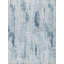 Stone Wash Gazni Rectangle Abstract Hand Loomed Area Rug in Blue/Ivory-1686500313