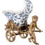 Rickshaw Basin With Bronze Monkey