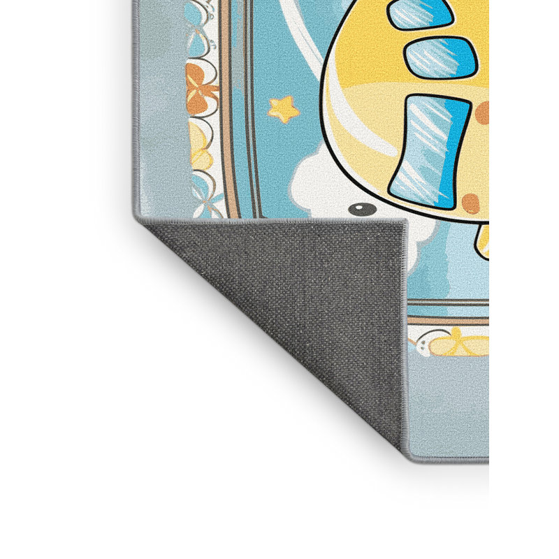 Tapis pour enfant Zoomie, Rectangulaire 3 pi x 5 pi