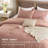 Bedsure Cotton Comforter with Throw Waffle Blanket and Decorative Pillow,Bedding Comforter Sets-110189444-110189443