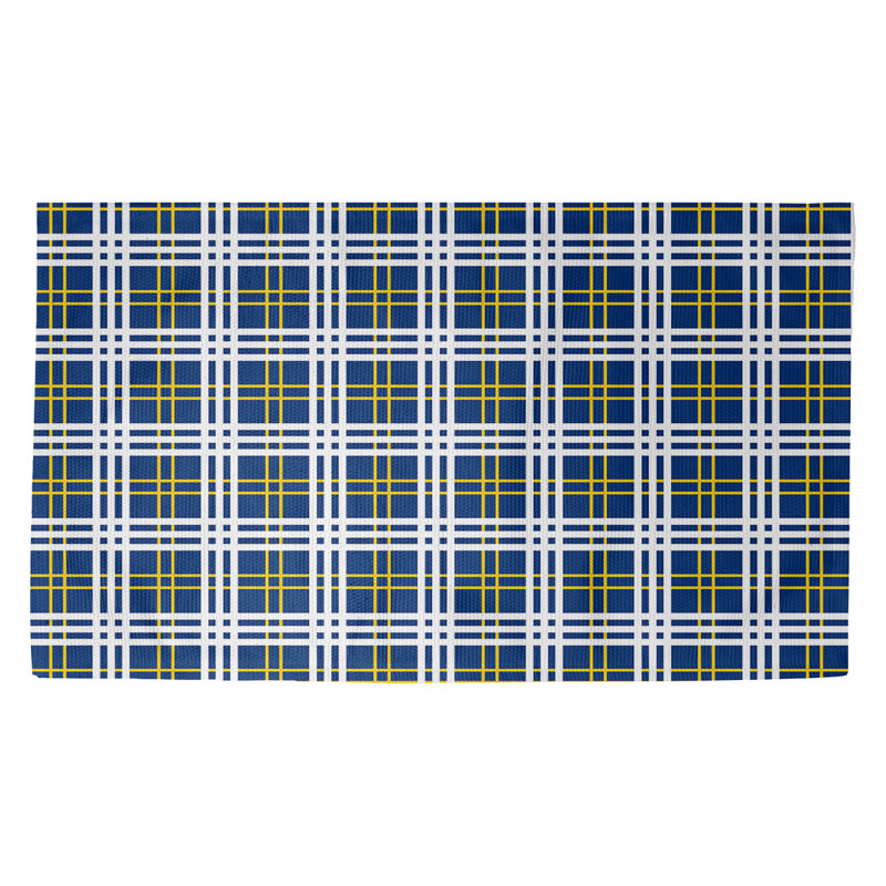 Plaid Indoor Rug, Rectangle 3' x 5'