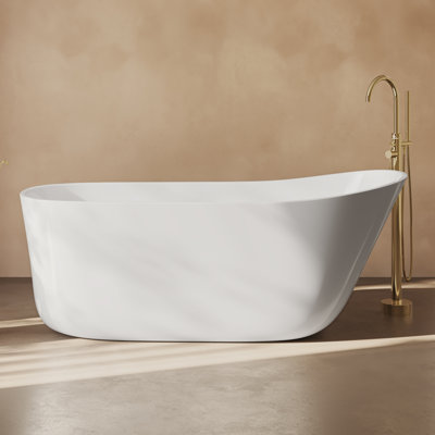Sublime 67" Single Slipper Freestanding Bathtub