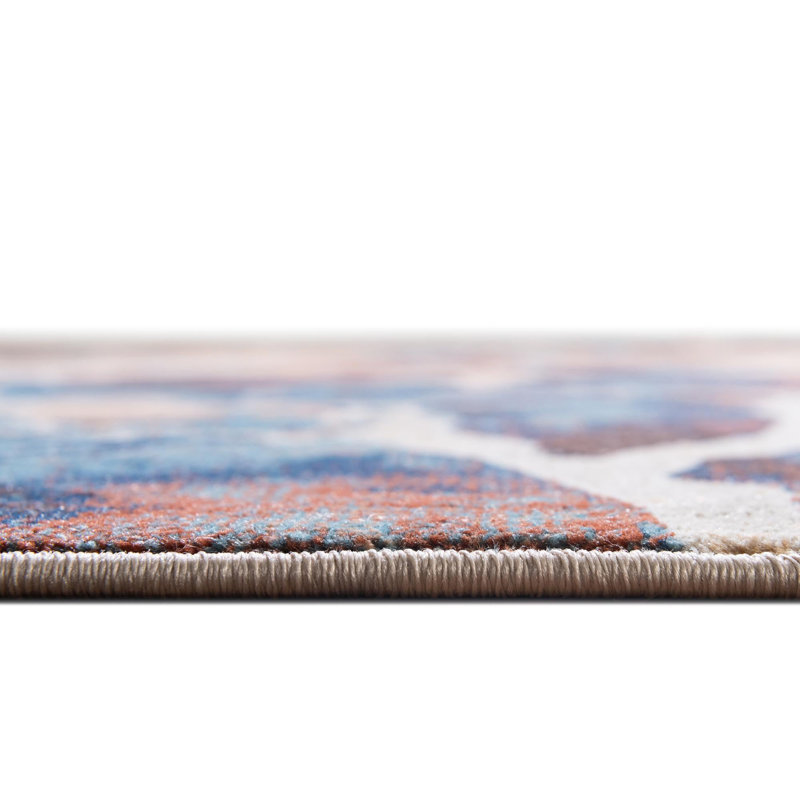 Abstract Indoor Rug, Round 7'10"