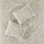 Ensemble d'édredon en chenille de coton touffeté 2 pièces-115970590-115970592