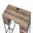 Desirre Rustic Oak & Black Finish Wirting Desk W/ USB Port