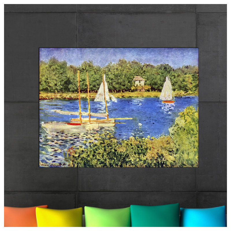 Claude Monet - Wrapped Canvas Painting, 90cm H x 120cm W x 1.8cm D