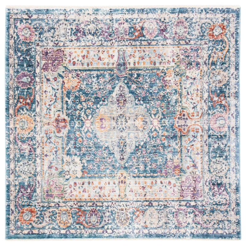 Soren Performance Oriental Rug, Square 4'