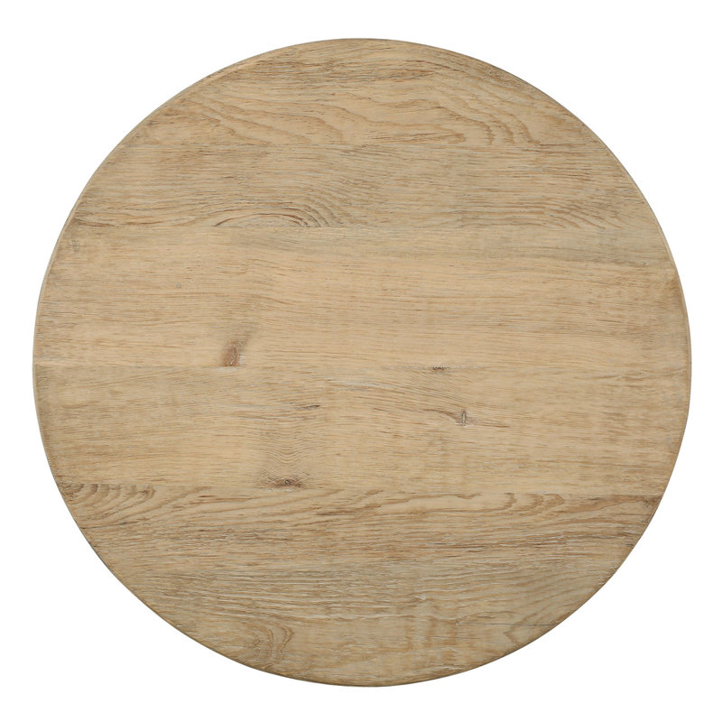 Solid Wood End Table, Brown