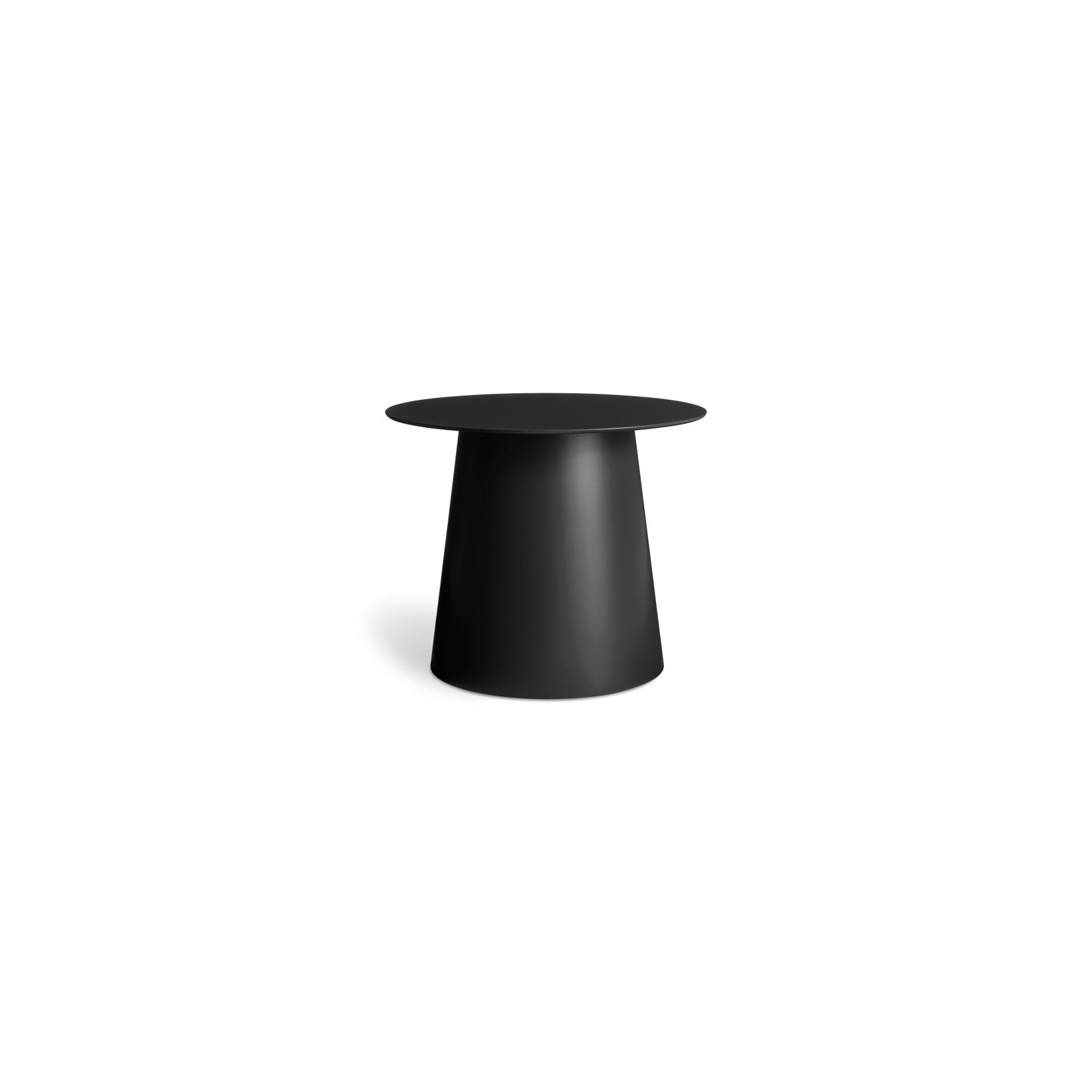 Circula Single End Table, Oblivion, 12" H x 15" W x 15" D