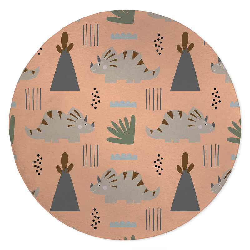 Tricera Watch Kids Play Mat, Round 5'