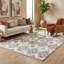 Tapis orange à poils longs Dili Twinkle-944019941
