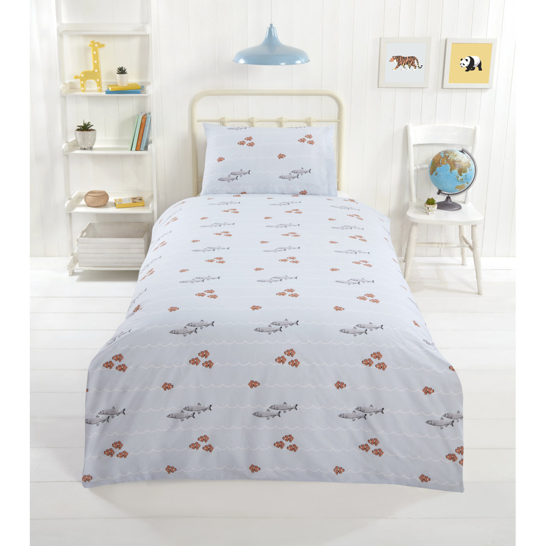 Romy Wildlife Duvet Cover Set with Pillowcases Included