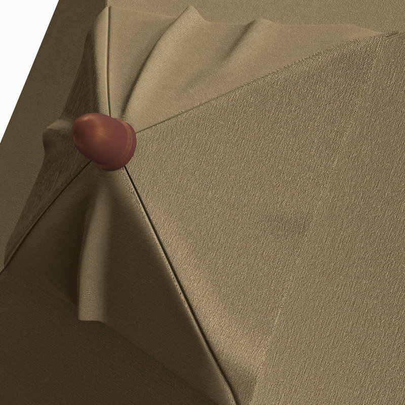 Parasol de marché 6 pi Nicodem, Sunbrella® beige