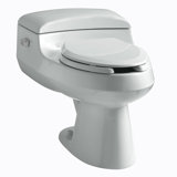 San Raphael® 1 GPF Water Efficient Elongated One-Piece Toilet (Seat Included)