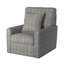 Fauteuil club pivotant en polyester de 34 po de largeur Keyone-261711309