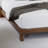King Size Linen Bed With Floating Nightstands Bedroom Set