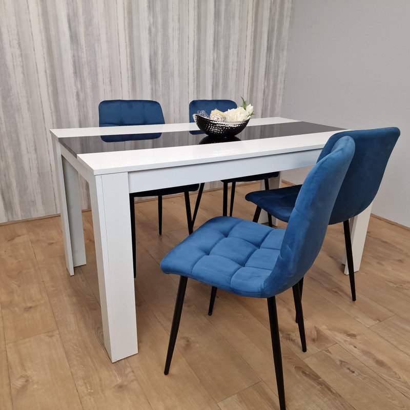 Bethsy 4 - Person Dining Set, H75 x L140 x W80cm