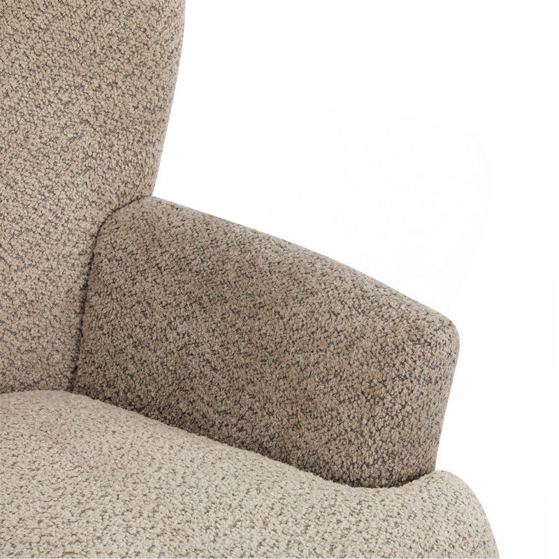 Fauteuil club rembourré Boucle