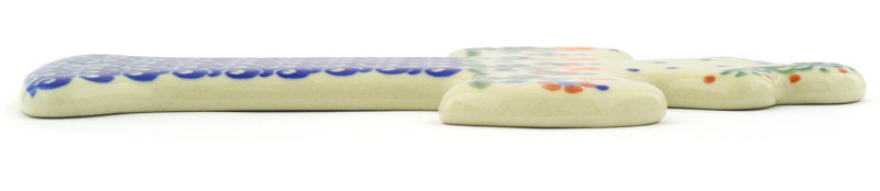 Spring Flowers Polish 7" Pottery Cross