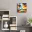  «Welcome To Paris» par Rich Monet, art mural en verre acrylique, 12 po x 12 po