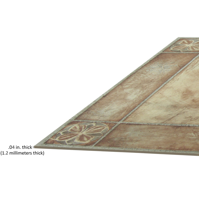 Spanish Rose 12" x 12" x 1.2mm Vinyl Tile