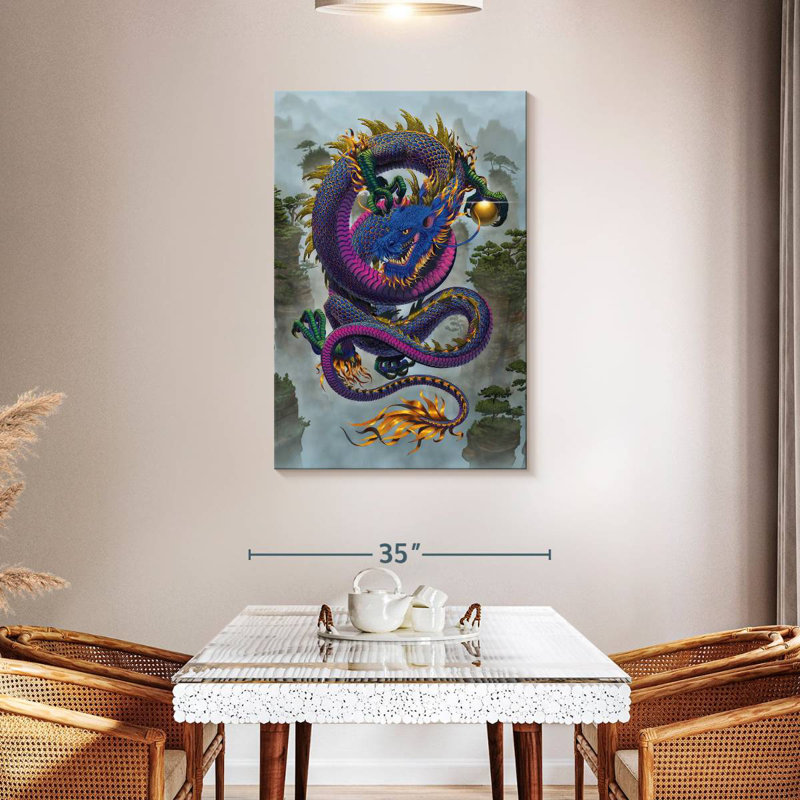 Brampt Good Fortune Dragon, 45" H x 30" W