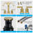 Bathroom faucet with 360 degree turn spout-115745103
