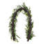 Guirlande 6 'de romarin artificiel vert et eucalyptus
