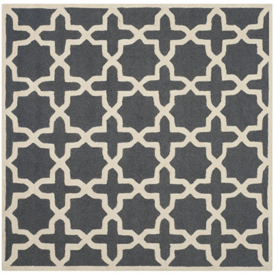 Igna Hand Tufted Wool Geometric Rug