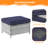 Adey 5 - Person Patio Conversation Set with Cushions-2062568973-2016548994