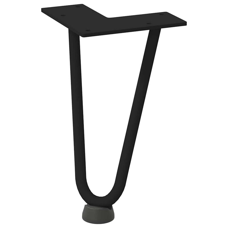 Ayauna Table Leg, 20cm H x 12cm W x 12cm D, Black