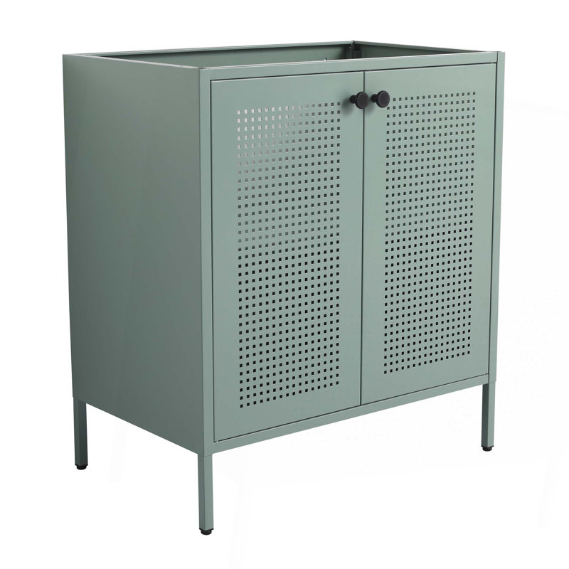 Meuble-lavabo autoportant de 30 po sans lavabo supérieur, Vert menthe