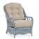 Chaise avec accoudoirs en rotin Everglade