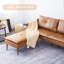 3 Seater Faux Leather Sofa-1347960848