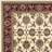 Rectangle: 9'10" x 13'2" - Cambridge Ivory / Red Kashan Rug