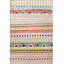 Multi-Colored Stripe Section Mixed Geometric Shape Patterned Modern Decorative Rug-809032759