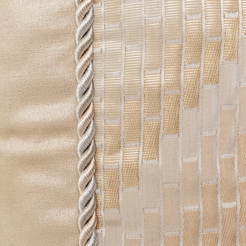Infinity Duvet Set - Gold, King Duvet + 5 Shams + 4 Throw Pillows