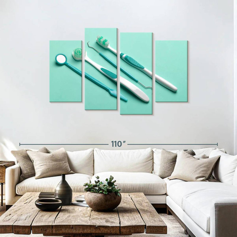Outils hygiéniques dentaires Alcaraz Green, H 48 po x l 75 po