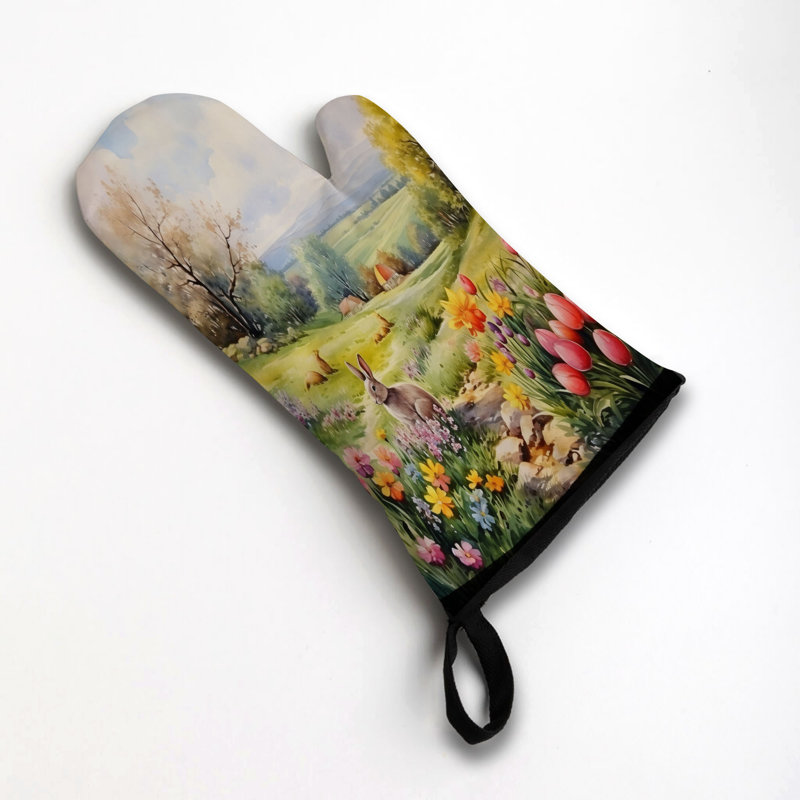 Gants de Pâques en coton sergé