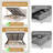 Lift Up Storage Bed Frame, Linen Upholstered King Platform with Button Tufted Wingback Headboard and Under-Bed Storage, Hydraulic Support, No Box Spring Needed, Noise Free, Beige-1999921968